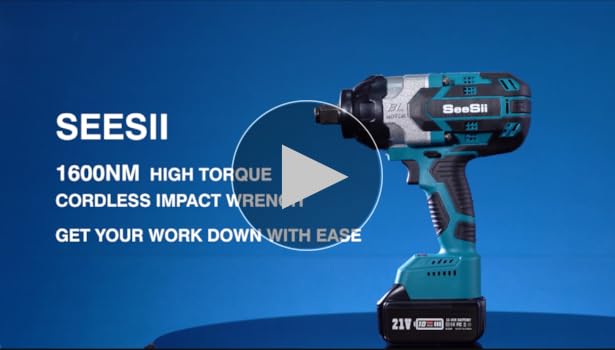 新品一点物 N/OH M12 RUNNY BLACK + Moon M SEESII Impact Wrench 1180FT-LBS(1600N.m) 2200IPM 3/4 Impact